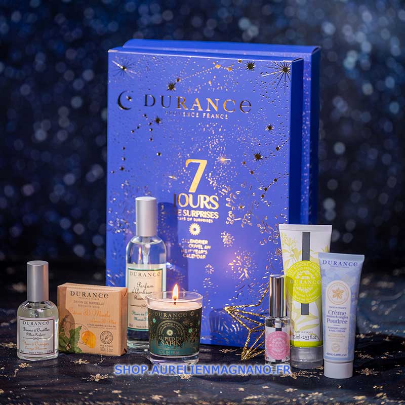 Le calendrier de l'après DURANCE-7 jours jusqu'au premier de l'an